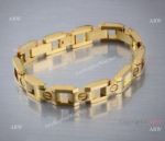 Santos de Yellow Gold bracelet - Replica Cartier Jewelry